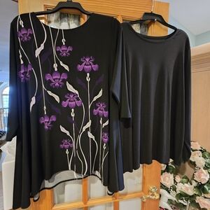 Batch of 2 Women’s Blouses – Both Size 3X – Alfani & Nine West. NWOTs